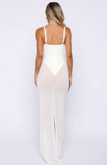 Parisian Night Maxi Dress White
