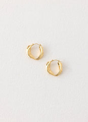 Chrome Crush Earrings - Gold
