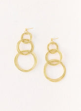 Circuit Earrings - Gold