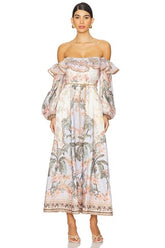Wylie Off-Shoulder Midi Dress