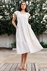 Kesler Midi Dress | Cream