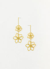 Wildflower Earrings - Gold