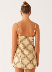 Mantra Mini Dress - Tidal Wave Print