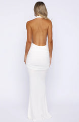 Be With You Forever Maxi Dress Off White