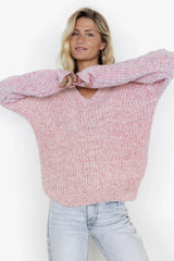Rosie Knit Sweater | Soft Pink