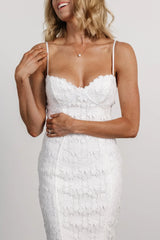 Juliette Bodycon Midi Dress | Off White