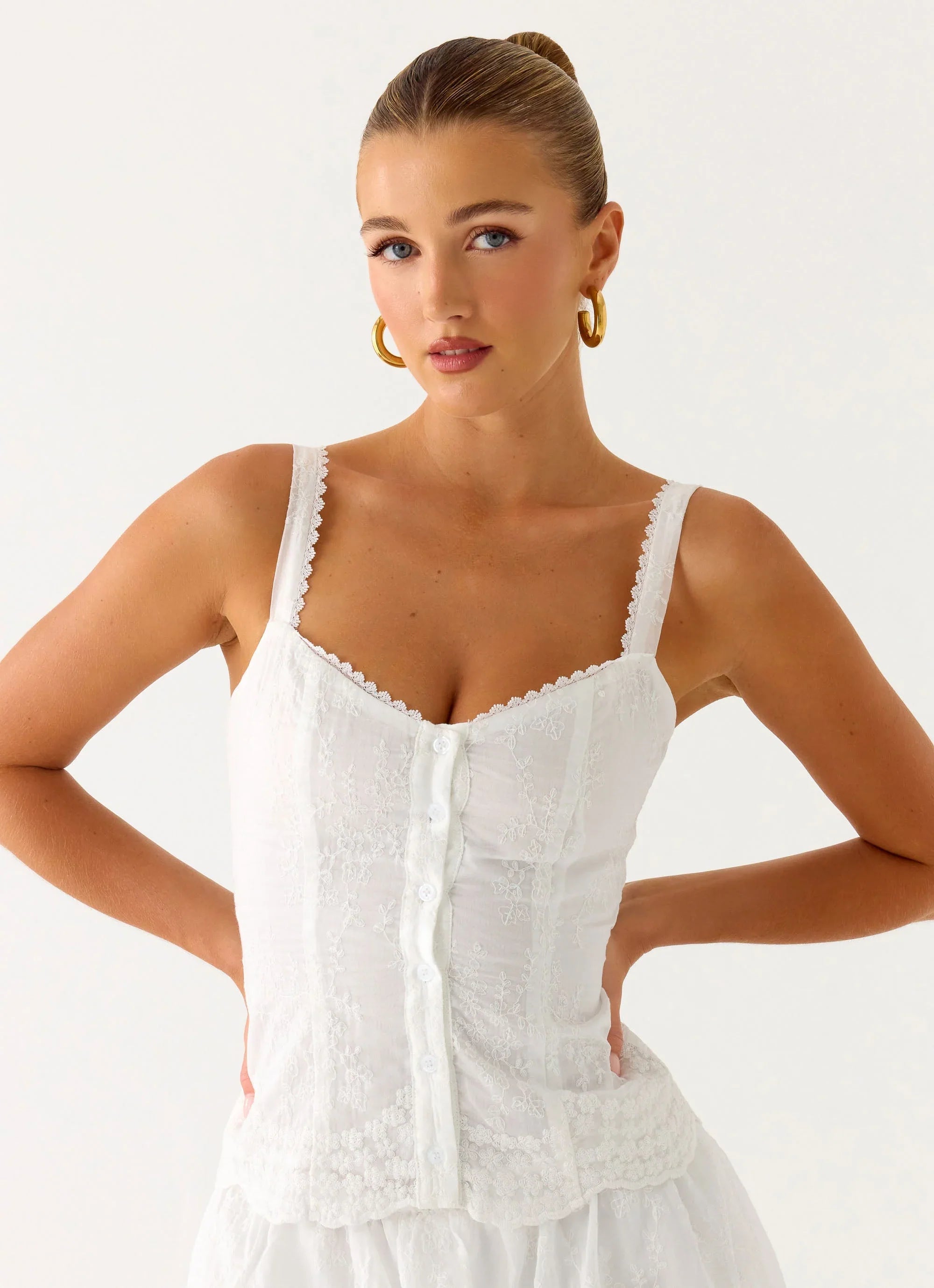 Addictive Top - White