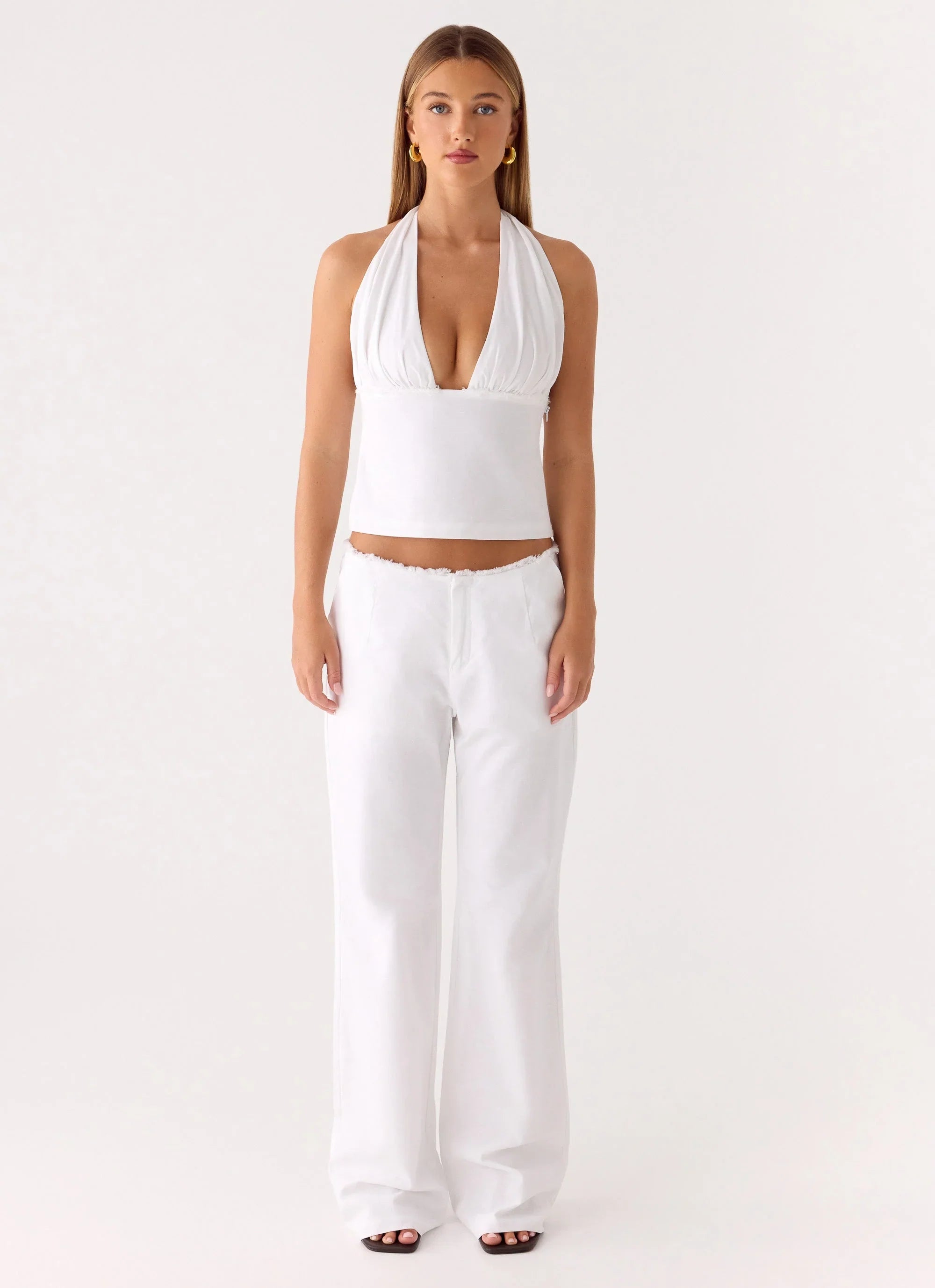 Josephina Pant - White