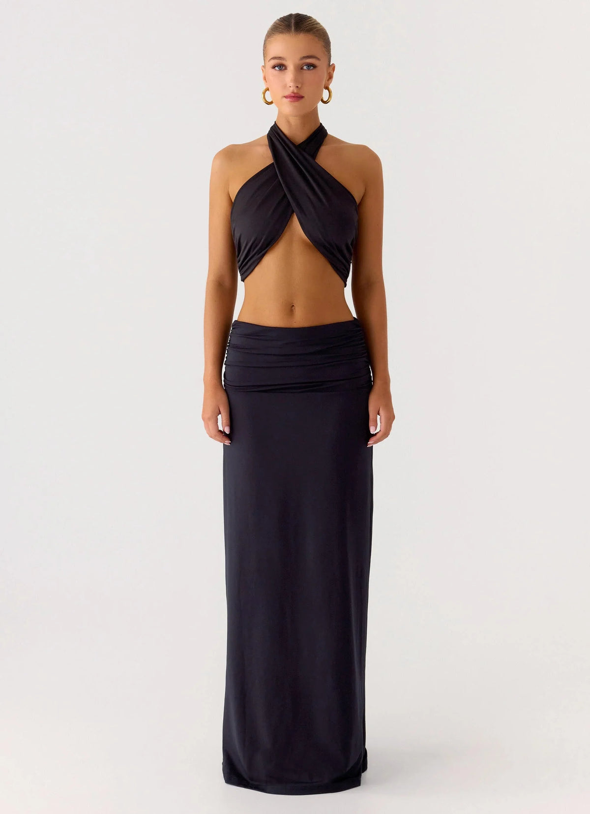 Elisabetta Maxi Skirt - Black