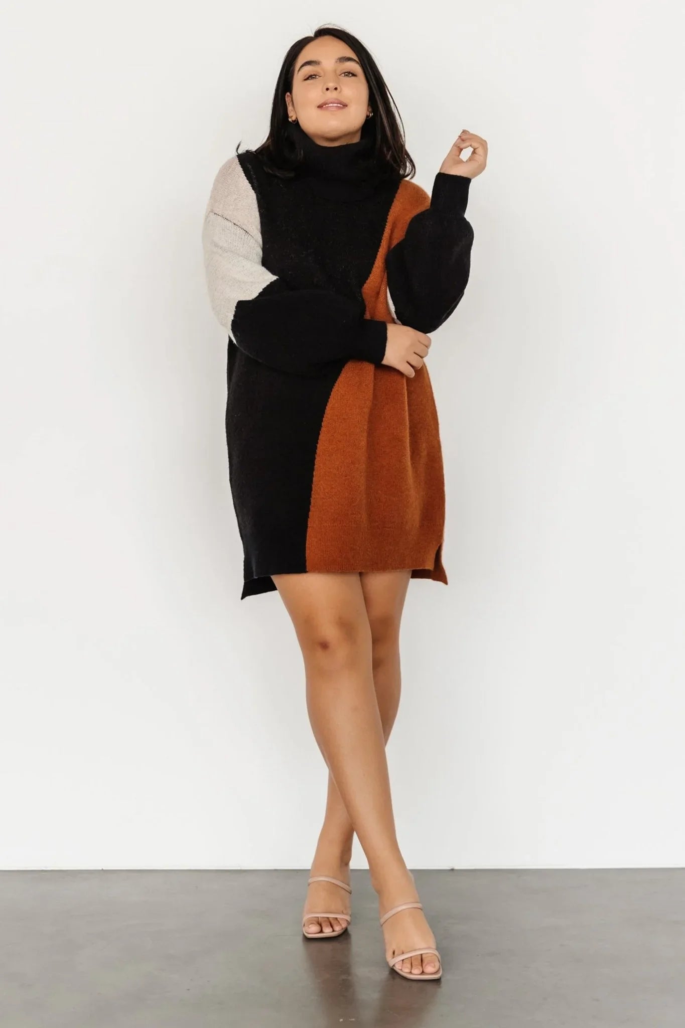 Diego Sweater Dress | Black Multi