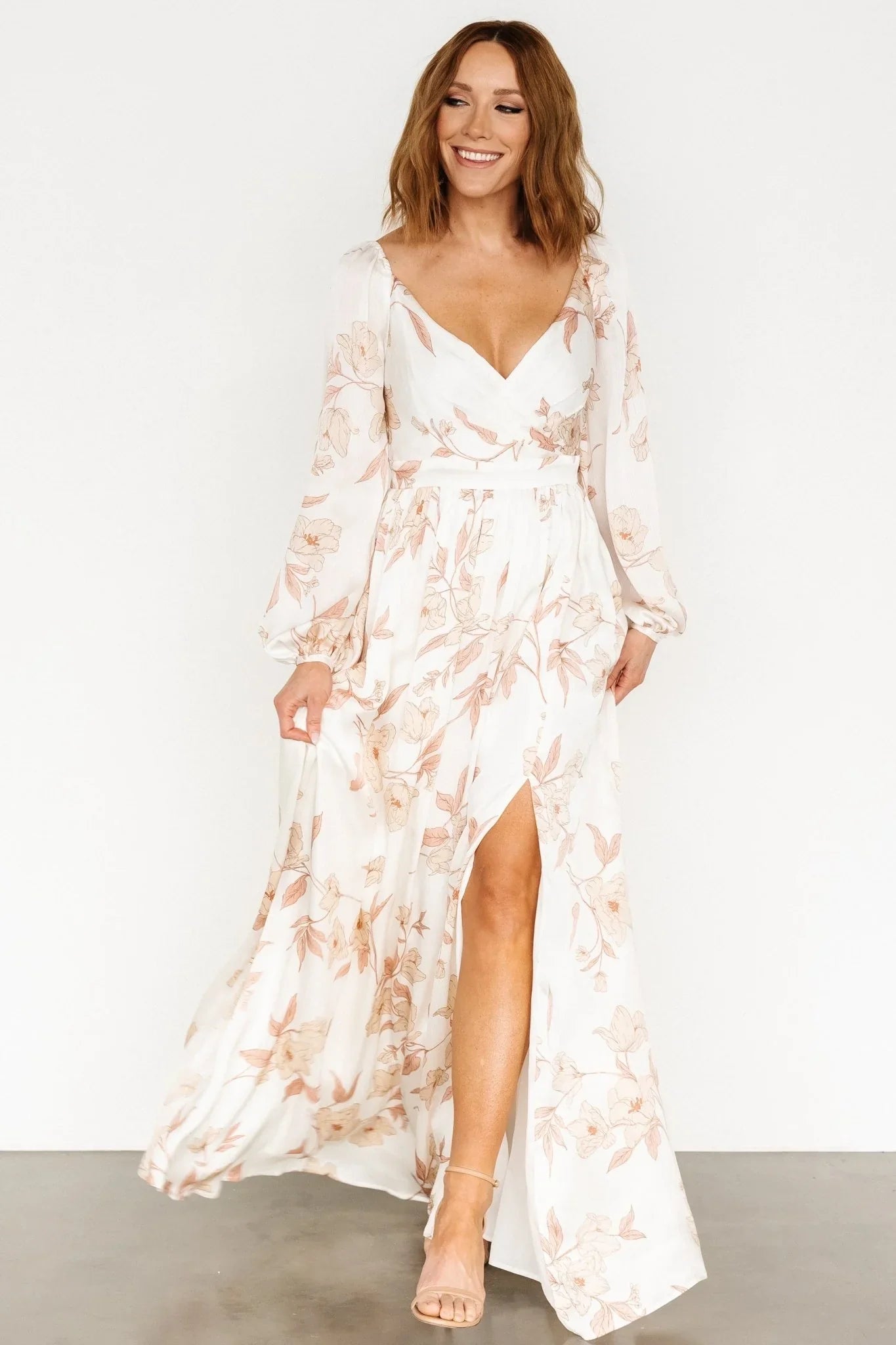 Tristan Maxi Dress | White Floral