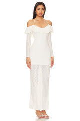 Lexie Ruffle Maxi Dress