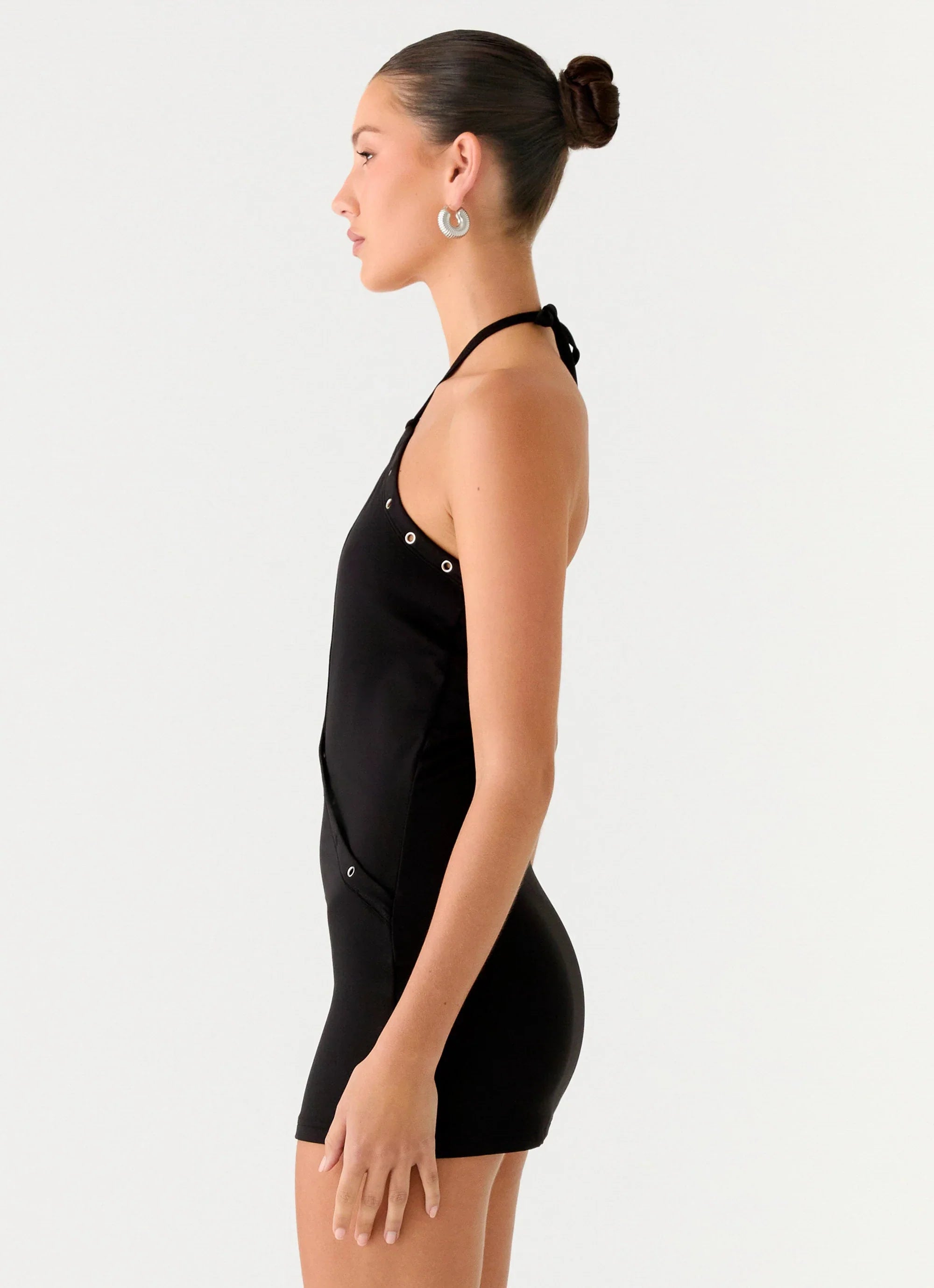 Off The Bass Mini Dress - Black