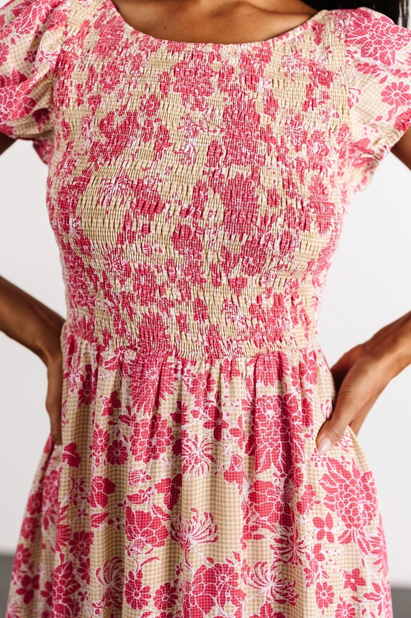 Tabitha Open Back Maxi Dress | Yellow + Coral