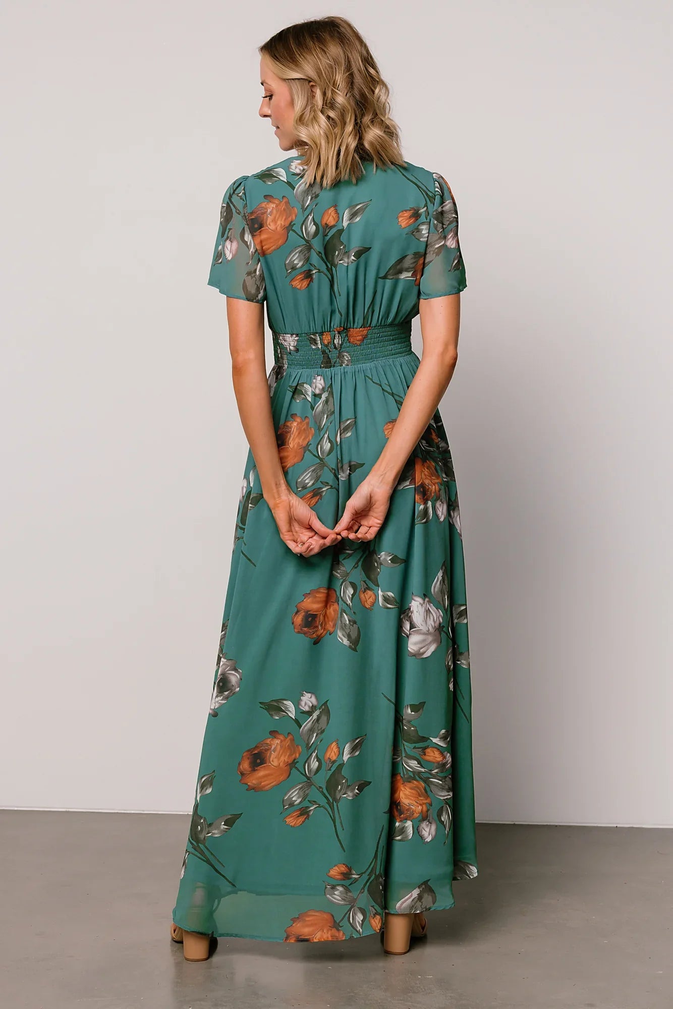 Birdie Maxi Dress | Eucalyptus Floral