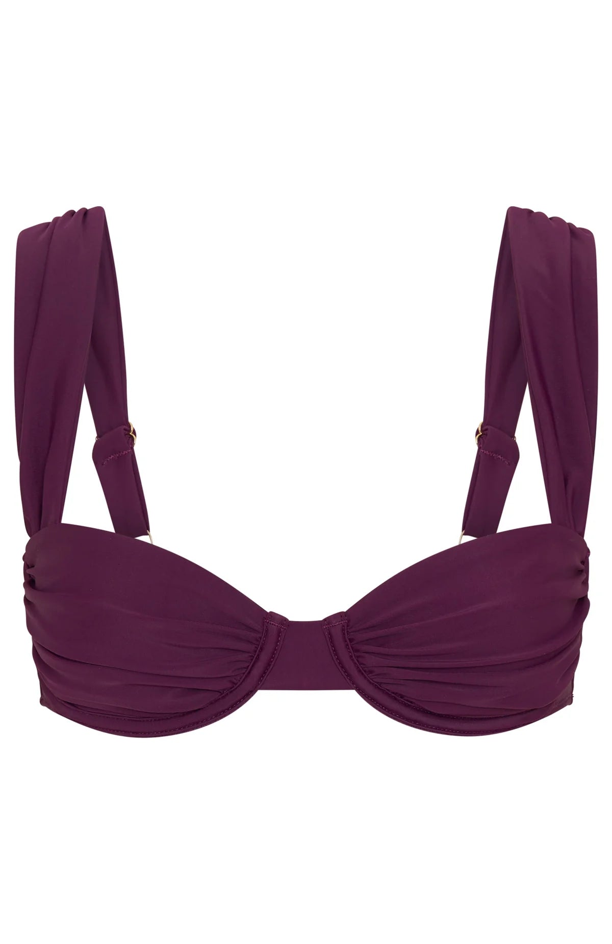 Elouera Bikini Top Plum