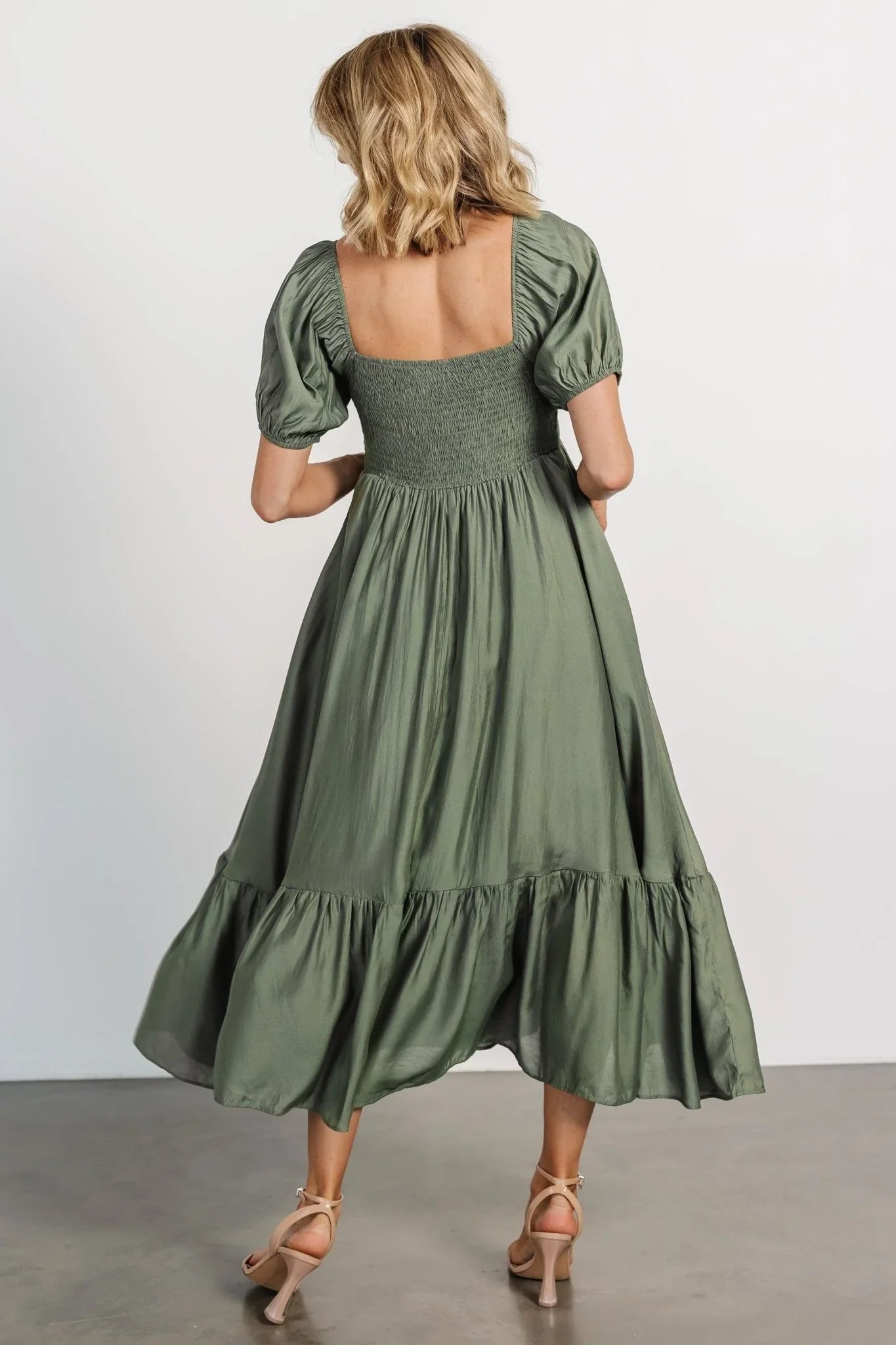Annalisa Midi Dress | Olive