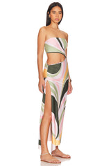 X Revolve Gwen Vitreo Midi Dress