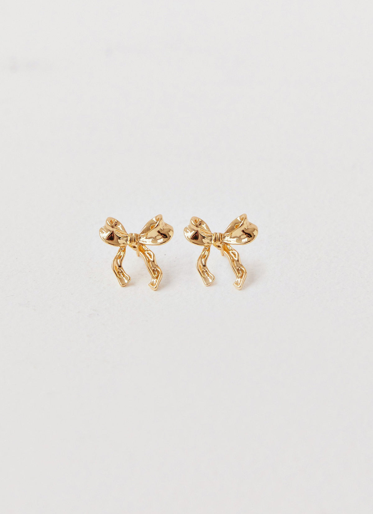 Kindra Mini Bow Earring - Gold
