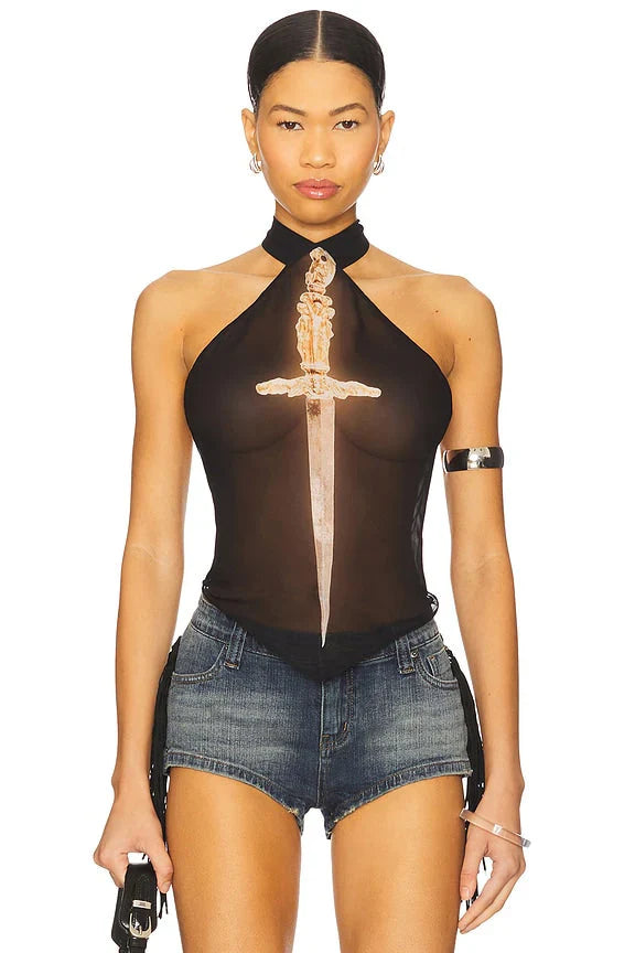 Dagger Diamond Top